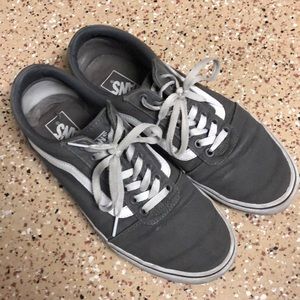 Grey vans in perfect condition